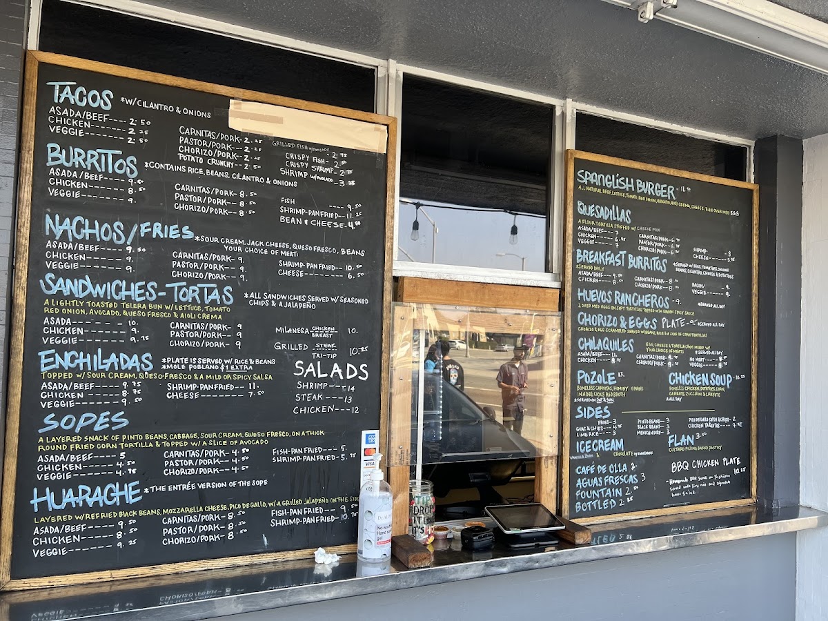 Spanglish Kitchen Menu - Image 1