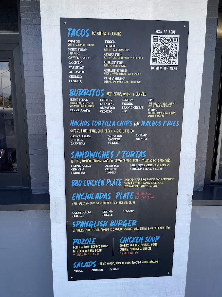 Spanglish Kitchen Menu - Image 3