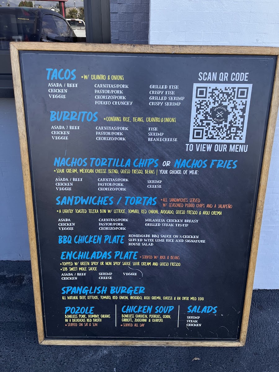 Spanglish Kitchen Menu - Image 5