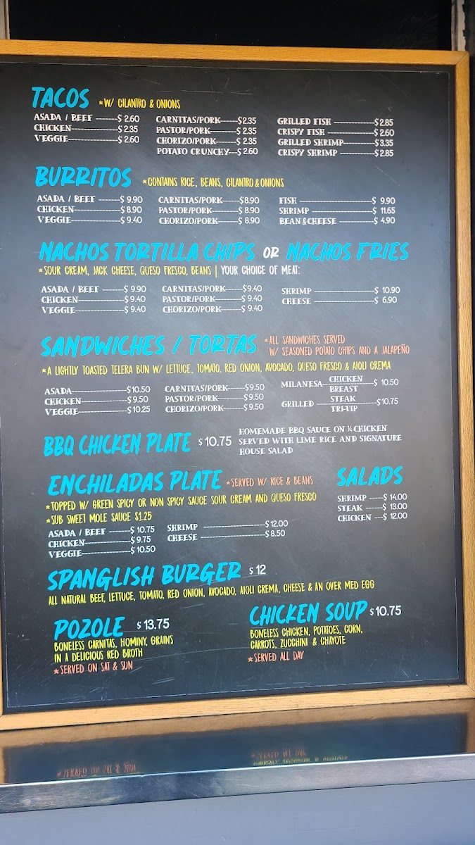 Spanglish Kitchen Menu - Image 6